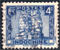 379 Indochine 4c Bayon D'Angkor (f3-CHI-45) - Gebraucht