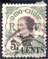 379 Indochine 5c Annamite (f3-CHI-33) - Oblitérés