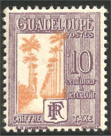 377 Guadeloupe Arbres Cocotiers Coconut Trees Coco Koko MNH ** Neuf (f3-GUA-60) - Neufs
