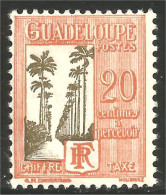 377 Guadeloupe Arbres Cocotiers Coconut Trees Coco Koko MNH ** Neuf (f3-GUA-61) - Trees