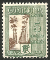 377 Guadeloupe Arbres Cocotiers Coconut Trees Coco Koko MH * Neuf (f3-GUA-56) - Ungebraucht