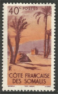 375 Cote Des Somalis 40c Palmiers Palm Trees MH * Neuf (f3-CDS-41) - Arbres