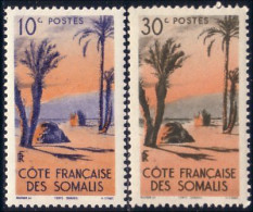 375 Cote Des Somalis Palmiers Palm Trees MH * Neuf (f3-CDS-19) - Arbres