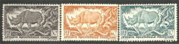372 AEF Rhinocéros Rinoceronte Nashorn Neushoorn No Gum (f3-AEF-373) - Rhinozerosse