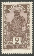 372 AOF Haute-Volta 1928 2c MH * Neuf (f3-AOF-358) - Unused Stamps