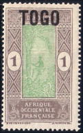 372 AOF Togo Cocotiers Coconuts MH * Neuf (f3-AEF-218) - Usati