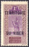 372 AOF Niger 1c Dromadaire Camel (f3-AEF-210) - Ongebruikt