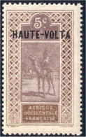 372 AOF Haute Volta 5c Dromadaire Camel MH * Neuf (f3-AEF-208) - Used Stamps