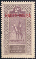 372 AOF Haute Volta 2c Dromadaire Camel MH * Neuf (f3-AEF-207) - Used Stamps