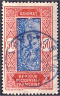 372 AOF Dahomey 50c Cocotiers Coconuts Belle Obliteration (f3-AEF-195) - Ungebraucht