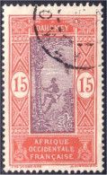 372 AOF Dahomey 15c Cocotiers Coconuts Belle Obliteration (f3-AEF-193) - Unused Stamps