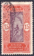 372 AOF Dahomey 15c Cocotiers Coconuts Belle Obliteration (f3-AEF-190) - Ungebraucht