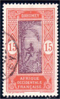 372 AOF 15c Dahomey Cocotier (f3-AEF-146) - Neufs