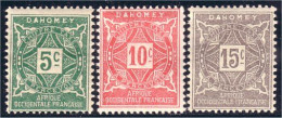 372 AOF Dahomey Taxe MH * Neuf (f3-AEF-112) - Oblitérés