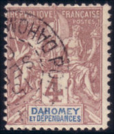 372 AOF 4c 1901 Dahomey (f3-AEF-106) - Nuevos