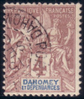 372 AOF 4c 1901 Dahomey (f3-AEF-106) - Neufs