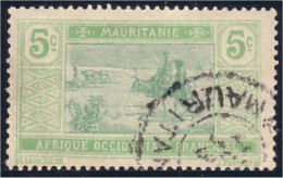 372 AOF Mauritanie 5c Vert (f3-AEF-78) - Unused Stamps