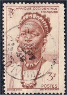 372 AOF Cote Ivoire Coiffure Hairdress Collier Necklace Tres Belle Obliteration (f3-AEF-56) - Unused Stamps
