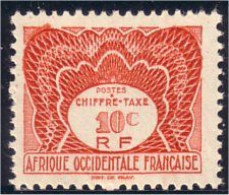 372 AOF Taxe MNH ** Neuf (f3-AEF-48) - Usati