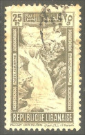 371 Grand Liban 1945 Chutes Litani Waterfall (f3-ALA-71) - Gebruikt