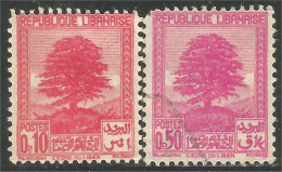 371 Grand Liban 1937 Cèdre Cedar (f3-ALA-59) - Gebruikt