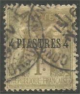 371 Levant 1885 4 Piastres Sircharge (f3-ALA-33) - Aerei