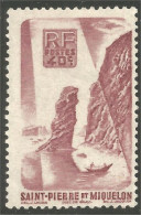 390 St-Pierre Miquelon Roc De Langlade Rock MNH ** Neuf SC (f3-SPM-154) - Oblitérés