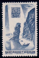 390 St-Pierre Miquelon 50c Roc Langlade Rock MH * Neuf (f3-SPM-87) - Nuevos