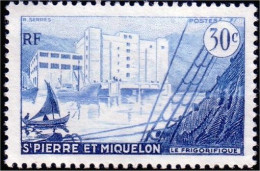 390 St-Pierre Miquelon Voilier Sailing Ship Schiff MH * Neuf (f3-SPM-92b) - Ungebraucht
