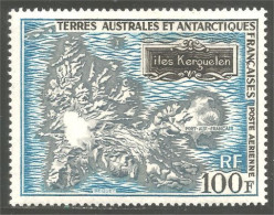 388 TAAF FSAT PA 20 Map Carte Iles Kerguelen Cote 125 EUR MNH ** Neuf (f3-TAF-142) - Nuevos