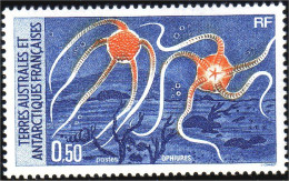 388 TAAF FSAT Ophiures Meduses Marine Life Corail Algues Seeweed MNH ** Neuf (f3-TAF-42b) - Faune Antarctique