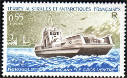 388 TAAF FSAT Chaland Le Gros Ventre Bateau Sailing Ship Schiff MNH ** Neuf (f3-TAF-33a) - Ongebruikt