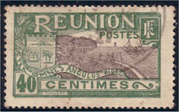 387 Réunion Quarante Centimes (f3-REU-48) - Gebruikt