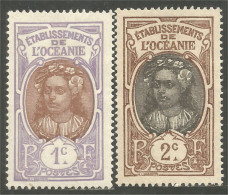 385 Oceanie Jeune Fille Girl (f3-OCE-12) - Unused Stamps