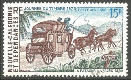 383 Nouvelle Calédonie Diligence Mail Coach Cheval Horse Pferd (f3-NC-63) - Paarden