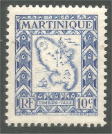 381 Martinique 1947 Taxe MNH ** Neuf SC (f3-MAR-20) - Sonstige & Ohne Zuordnung