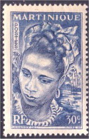 381 Martinique Femme Woman 30c MH * Neuf (f3-MAR-7) - Other & Unclassified