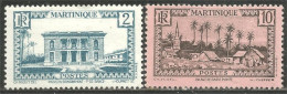 381 Martinique 2 Timbres MH * Neuf (f3-MAR-9) - Autres & Non Classés