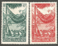 380 Guyane Francaise Repos Hamac Sans Gomme (f3-INI-43) - Nuevos