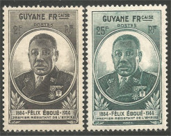 380 Guyane Francaise Felix Eboué MLH * Neuf Legere (f3-INI-30) - Ongebruikt