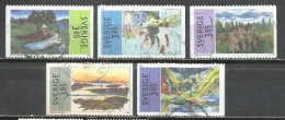 5493-SERIE COMPLETA SUECIA SERVIGE 1996 Nº 1927/1931 ARTE PINTURA - Usados