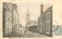 49 , CHALONNES SUR LOIRE , Eglise St Maurille Pendant L'inondation De 1904  * 517 27 - Chalonnes Sur Loire