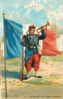 Militaria , Illust De A Palm De Rosa , Infanterie De Ligne ( Clairon ) , * 519 42 - Uniformi