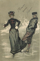 Carte Fantaisie , Patinage , * 519 19 - Figure Skating