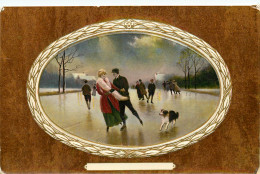 Carte Fantaisie , Patinage          , * 519 20 - Kunstschaatsen