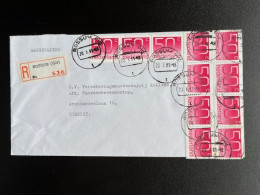 NETHERLANDS 1981 REGISTERED LETTER ROSSUM (GLD) TO UTRECHT 20-10-1981 NEDERLAND AANGETEKEND - Lettres & Documents
