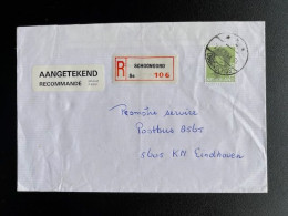 NETHERLANDS 1990 REGISTERED LETTER SCHOONOORD TO EINDHOVEN 19-12-1990 NEDERLAND AANGETEKEND - Briefe U. Dokumente