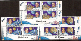 MOLDOVA 1999●30th Anniversary Of Apollo Moon Landing●Space●●Weltraum 4xx Mi312-14 MNH - Moldova