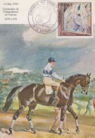 Carte   FRANCE   Centenaire   Des  Courses   Hippiques    LA  GUERCHE   1978 - Horses