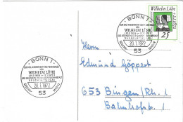 GERMANY. FDC. WILHELM LÖHE. 1972 - 1971-1980